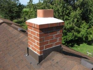 Chimney with a cap